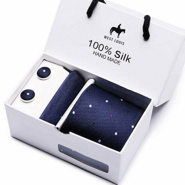 West Louis™ Branded Silk Hand Made Necktie
