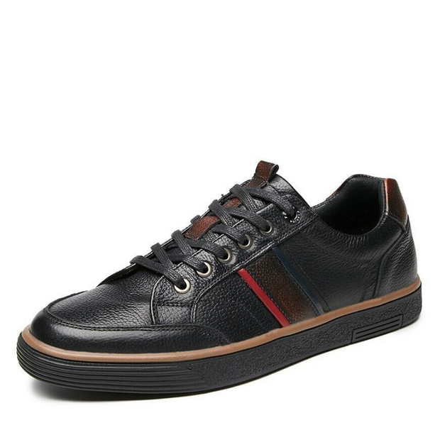 West Louis™ Genuine Leather Stylish Flat Shoes