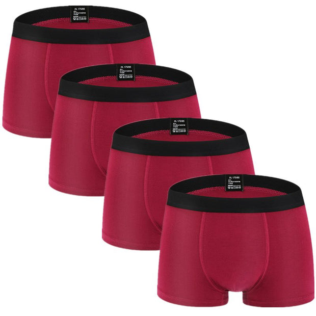 West Louis™ Short Breathable Trunk Thermal Boxers 4Pcs