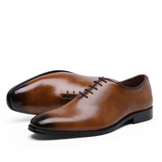 West Louis™ Men's Luxury Genuine Leather Business Oxford Shoes