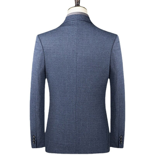 West Louis™ Executive Style Single-Breasted Blazer