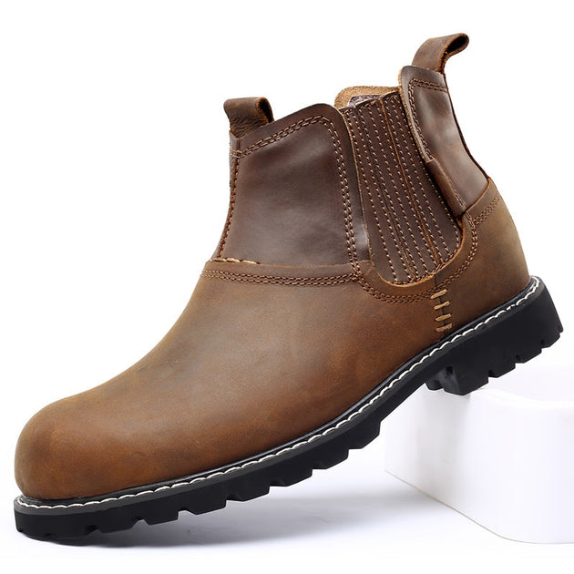 non slip chelsea boots