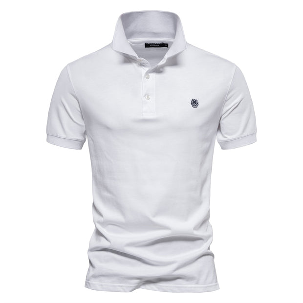 West Louis™ 100% Cotton Embroidered Polo Shirt