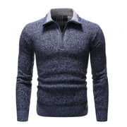 West Louis™ Knitted Neck Zipper Sweater