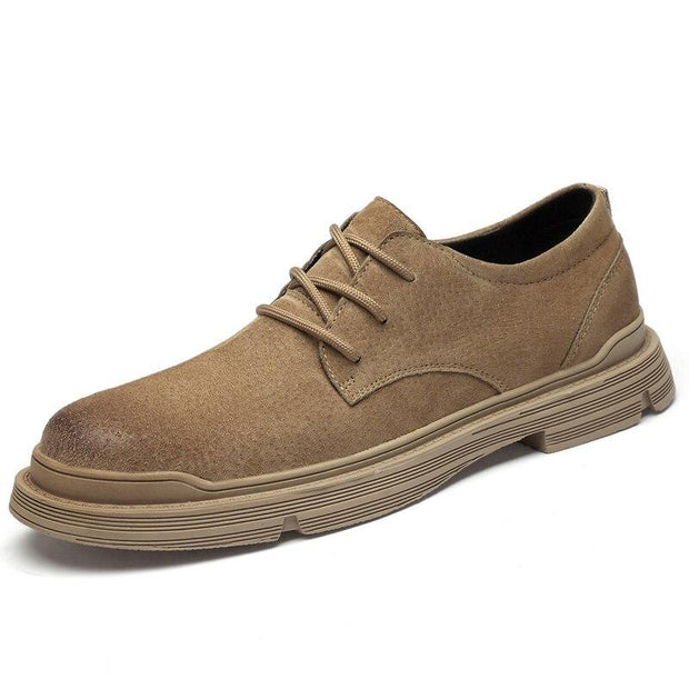 West Louis™ Suede Leather Shoes With Ankle