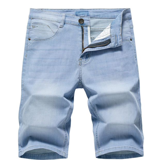 West Louis™ Thin Section Fashion Slim Business Jeans Shorts