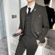 West Louis™ Designer Tailor Business Elegant 3 Piece Suit