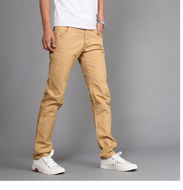 West Louis™ Cotton Slim Straight Pants