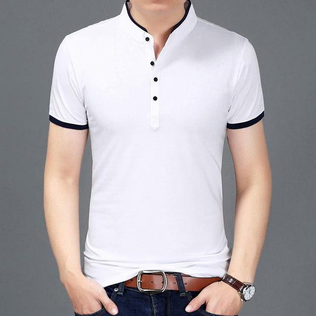 West Louis™ Casual Polo Shirts White / S - West Louis