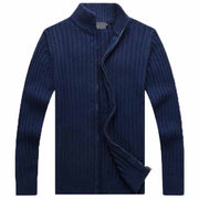 West Louis™ Casual Style Stand Collar Whole Cotton Sweater