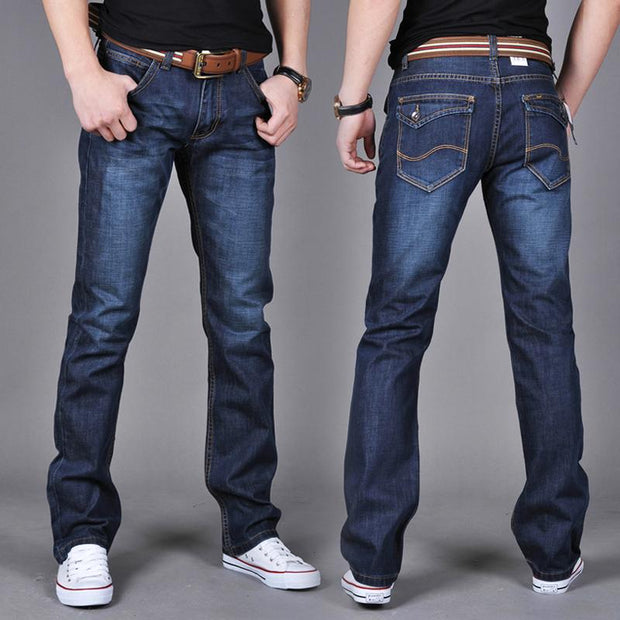 West Louis™ Men's Cotton Casual Jeans  - West Louis