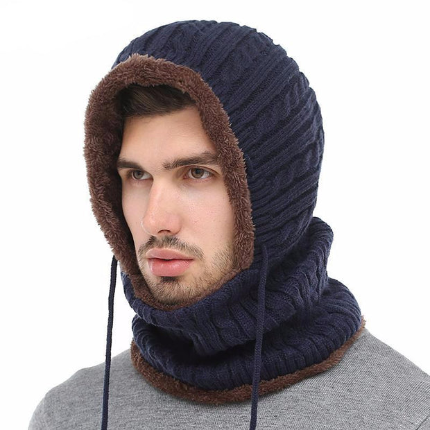 West Louis™ Winter Knitted Hat Beanie Scarf  - West Louis