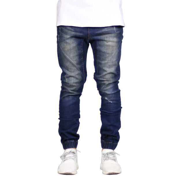 West Louis™ Denim Design Hip Hop Jogger Jeans