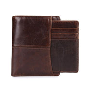 West Louis™ Leather Cowhide Money Bag Wallet  - West Louis