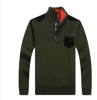 West Louis™ Cashmere Cotton Sweater Army Green / M - West Louis