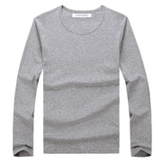 West Louis™ Cotton Male Long Sleeves Shirt Gray / L - West Louis