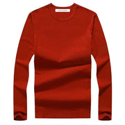 West Louis™ Cotton Male Long Sleeves Shirt Red / L - West Louis