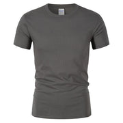 West Louis™ Summer High Quality Cotton T-Shirt Dark Grey / S - West Louis