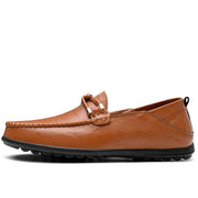 West Louis™ Casual Cow leather Moccasins Brown / 5 - West Louis