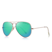West Louis™ Classic Pilot Polarized Sunglasses Green Mirror - West Louis