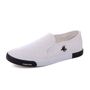 West Louis™ Leather Men Flats  Loafers White / 6.5 - West Louis