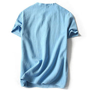 West Louis™ Button Decor Trend T-Shirts  - West Louis