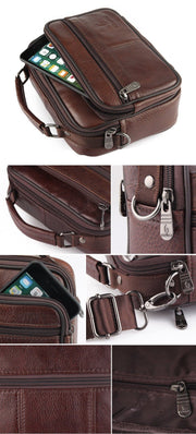 West Louis™ Genuine Cowhide Leather Shoulder Bag  - West Louis