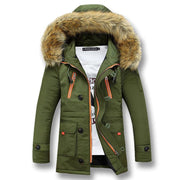 West Louis™ Winter Outwear Fur Hooded Parka