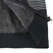 West Louis™ Striped Knitting Zipper Hoodie