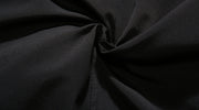 West Louis™ Fur Collar Hooded Black Color Long Parka