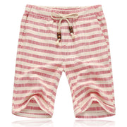 West Louis™ Cotton Linen Stripe Shorts