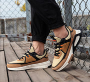 West Louis™ Fashion Walking Designer Leather Lightweight Sneakers