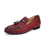 West Louis™ Elegant Braid Leather Loafers