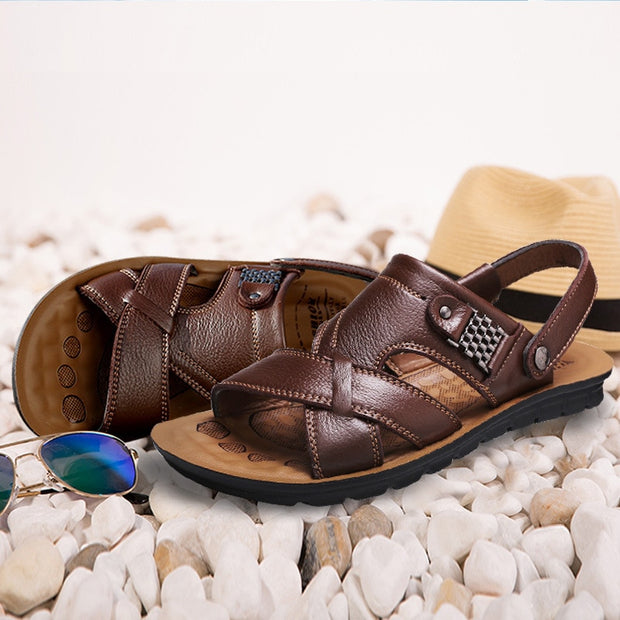 West Louis™ Comfortable Leather Soft Sandals