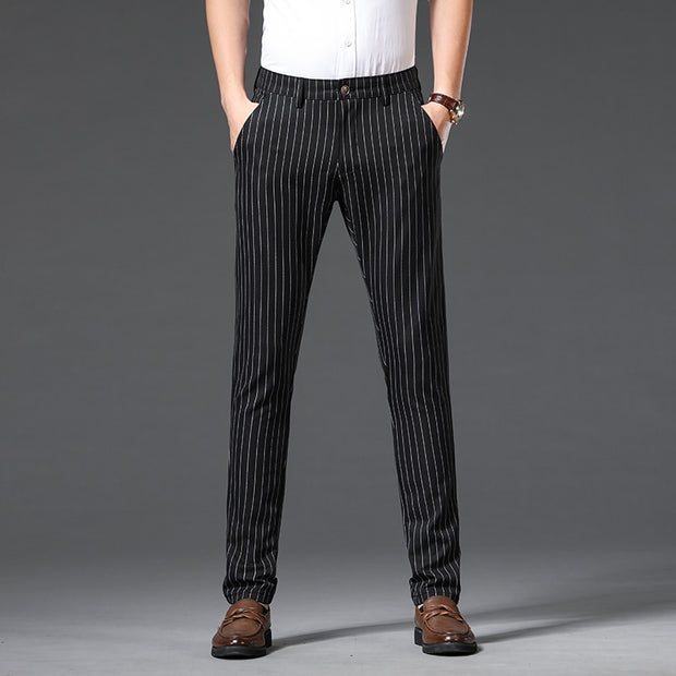 West Louis™ Stripe Formal Business Office Trousers