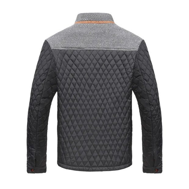 West Louis™ Warm Diamond Design Windproof Jacket