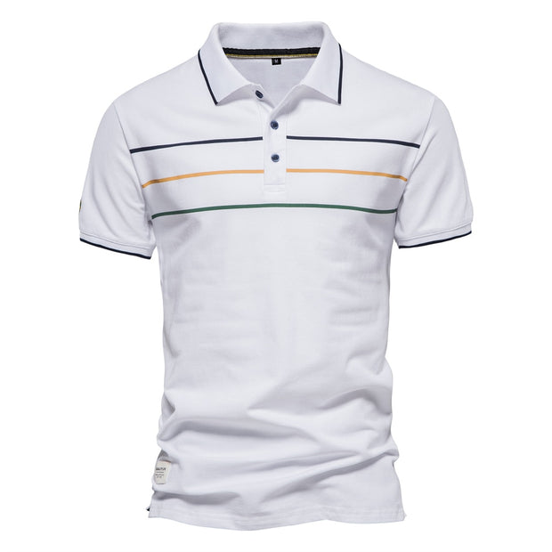 West Louis™ Brand Cotton Business Style Polo Shirt