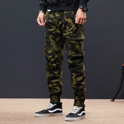 West Louis™ Streetwear Elastic Multi Pockets Camo Jogger Pants