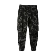 West Louis™ Streetwear Elastic Multi Pockets Camo Jogger Pants