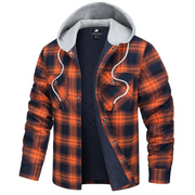 West Louis™ Lumberjack Cotton Flannel Hooded Jacket