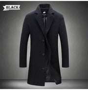 West Louis™ Business-Man Windproof Long Coat  - West Louis