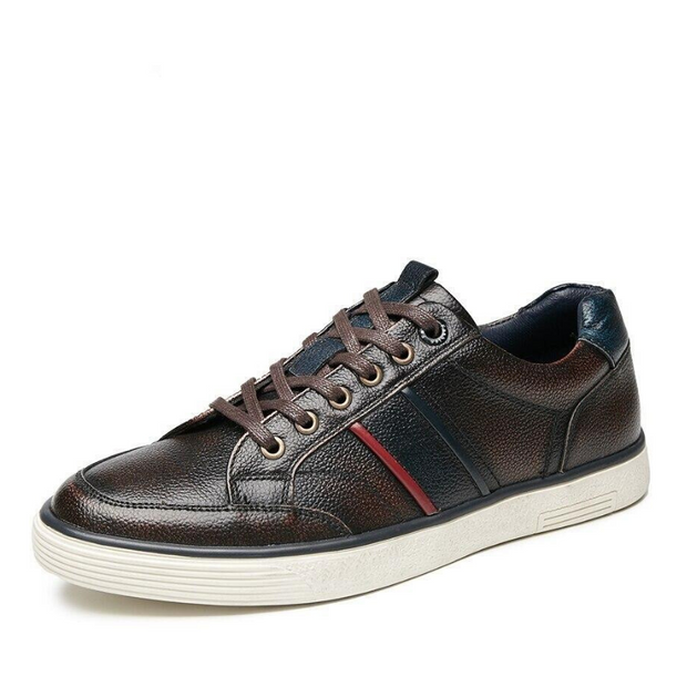 West Louis™ Genuine Leather Stylish Flat Shoes