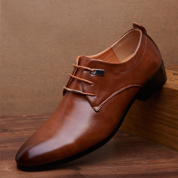 West Louis™ Business Formal Leather Oxford Dress Shoes