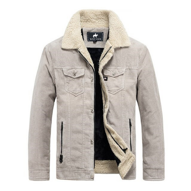 West Louis™ Winter Warm Fur Collar Fleece Jacket
