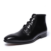 West Louis™ Texas Lucky Genuine Leather Ankle Boots