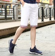 West Louis™ Cotton Knee-length Shorts