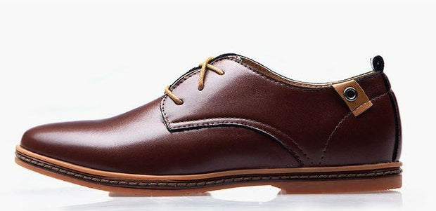 West Louis™ Business Man's England Flat Shoes Brown / 7 - West Louis