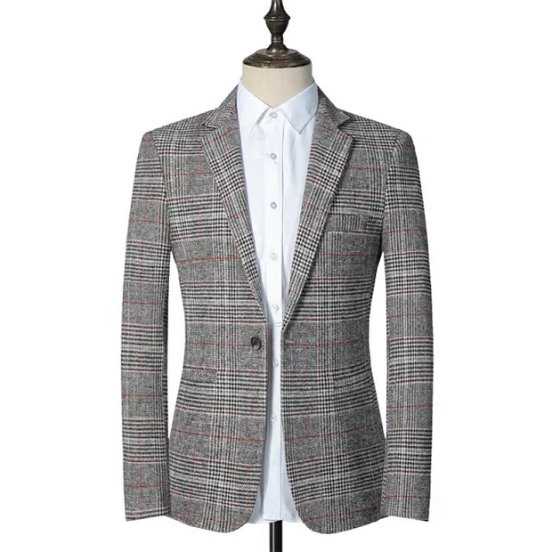 West Louis™ Comfortable Fabric Retro Style Blazer