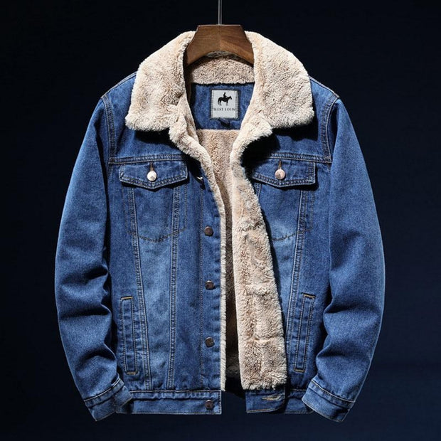 West Louis™ American Cowboy Denim Jacket