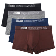 West Louis™ Men Cotton Soft Boxers Underwear 4Pcs